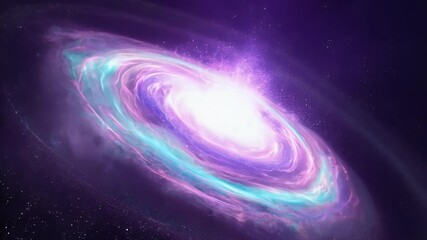 Glowing nebula swirls forming from a radiant space explosion, surrounded by drifting star dust - Powered by Adobe