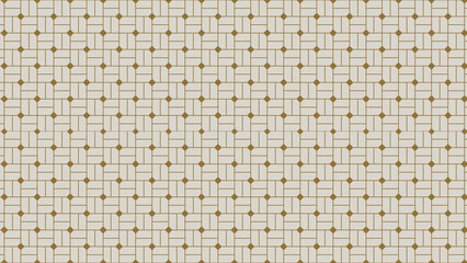 Pattern of rectangular tiles with square accents in a repeating geometric arrangement design