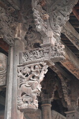 detail of the cathedral of notre dame de paris