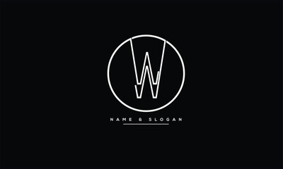 WW, WW Abstract Letters Logo Monogram