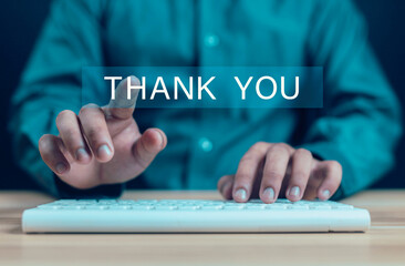 Businessmen express gratitude and appreciation	
