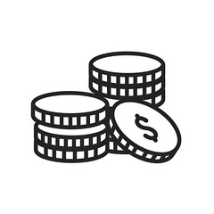  icon of a stack of coins 