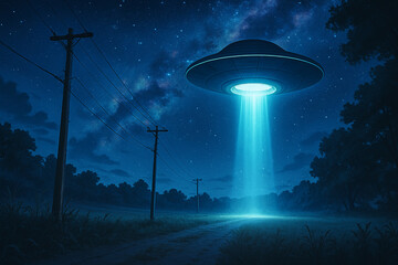 未知との遭遇のイラスト