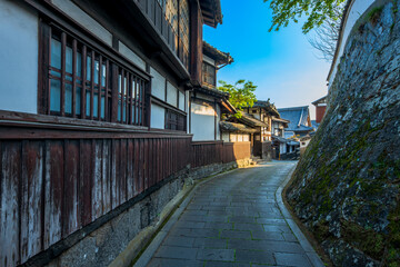 大分県　臼杵　二王座の町並み