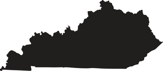 Kentucky state - county map