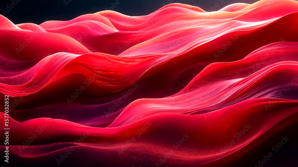 Poster abstract red waves motion background for creative projects and presentations