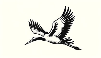 illustration of a flying bird