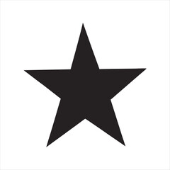 Obraz premium silver star isolated on white