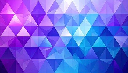 Fototapeta premium Abstract geometric triangle pattern with colorful polygon shapes, vector illustration, and crystal mosaic design