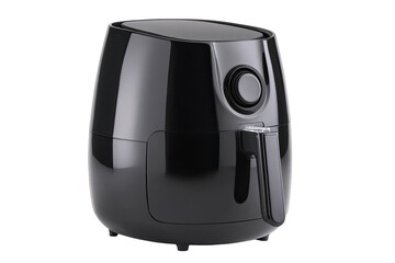Dark gray air fryer, sleek design