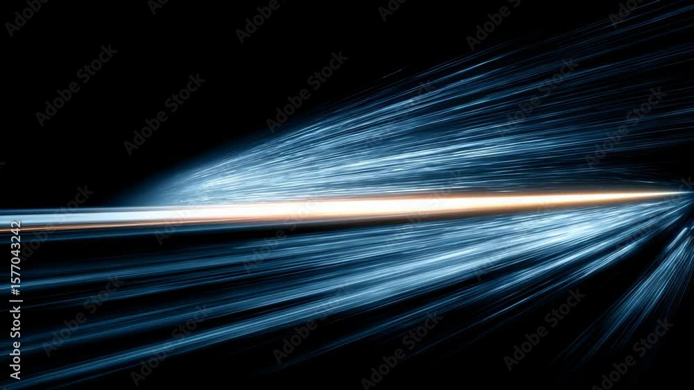 Poster dynamic light streaks in a futuristic digital environment for tech enthusiasts