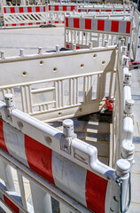 typical security barrier at a street