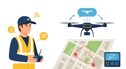 Obraz premium Celebrating National Aviation Day Drone Technology and its Impact on Modern Delivery Systems