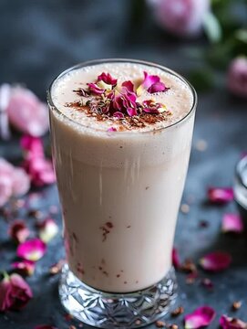 rose lassi fizz indian cocktail video