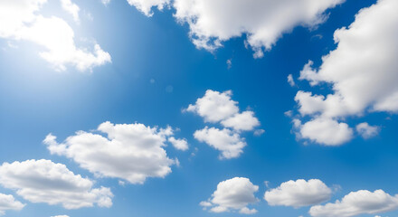 Fototapeta premium blue sky with clouds