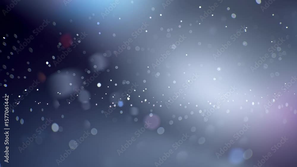 Poster abstract particle background with blurred bokeh effect and subtle color gradient - modern design wit
