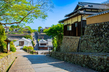 大分県　杵築の町並み