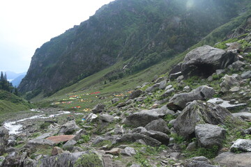 mountain landscape in the alps