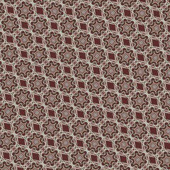 seamless pattern with red hearts