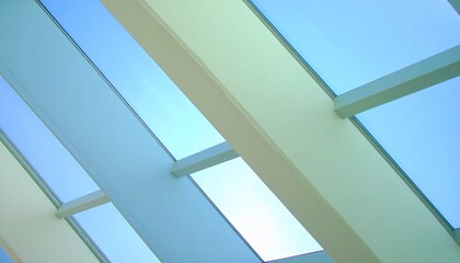 Obraz premium Abstract Skylight Architecture: Modern Design and Light