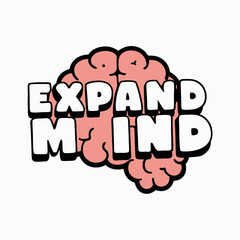 sticker design of mind