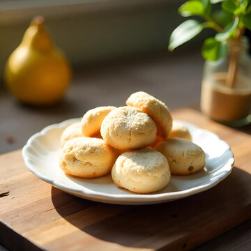These bitesized sugar cookies are perfectly portioned for guiltfree indulgence. Each cookie is subtly flad with hints of almond, providing a nuanced and delightful taste experience.