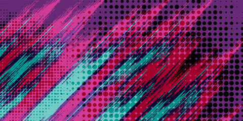 game brush purple neon banner Car sticker livery wrap abstract sporty lines paint splash grunge sports brush, vector