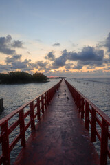 Obraz premium Mornings at the Dolphin Viewpoint are quiet and breathtaking.