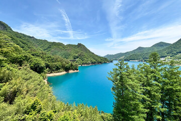不動大橋から見た八ッ場あがつま湖