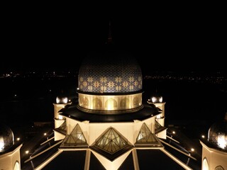 Masjid Abdullah Fahim during sunset and night view – July 6, 2025