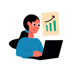 people character business flat vector illustration