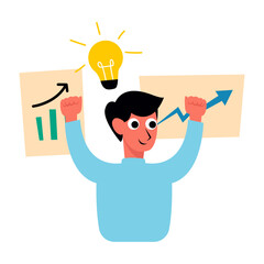 people character business flat vector illustration