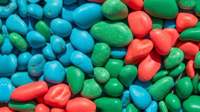 Pebble wave animation background video 