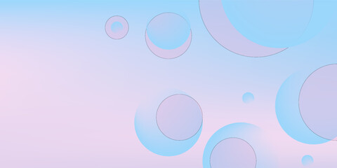 abstract background .blue and pink gradation. circle effect style. modern minimalist.eps 10