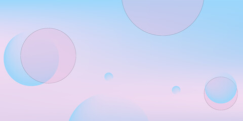 abstract background .blue and pink gradation. circle effect style. modern minimalist.eps 10