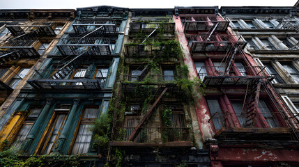 Enduring Echoes of Time: Exploring the Resilient Beauty in Weathered Urban Architecture