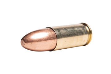 a bullet with a bullet head on a white background
