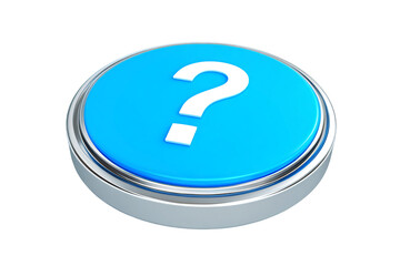 a blue button with a question mark on it