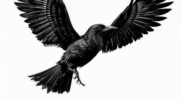 eagle on white background