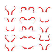 png Antler mammal skull longhorn antelope satan collage wild decoration collection black isolated illustration trophy jam packed moose evil daemons symbol taurus wild life front view

