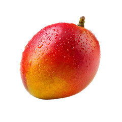 Exotic Mango Delight: A Vibrant Close-Up of a Ripe and Juicy Tropical Fruit