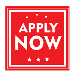 Apply Now Button Vector – Flat & Clickable Call-to-Action Design for Jobs, Admissions, and Scholarships