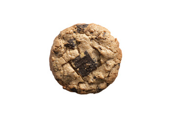 Fototapeta premium a cookie with a chocolate chip on top