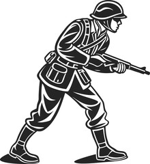 Hockey player vector illustration in action sketch style