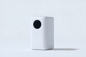Modern air purifier with minimal design, ideal for wellness, home comfort, or smart home visuals. Clean and aesthetic mockup for healthy living.