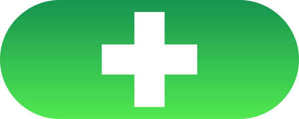 Phamacy icon green color logo
