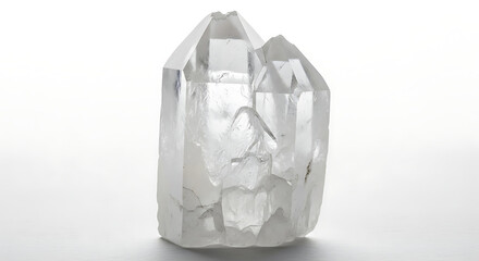 Isolated transparent blue ice cubes in a glass reflect cool crystal clear water