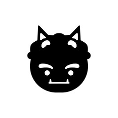 Oni Face Icon – 鬼の顔アイコン（節分・日本の伝統行事）