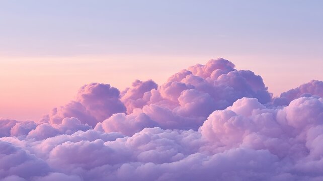 Ethereal lavender clouds at twilight, surreal celestial dance, celebrating festivals like Tanabata and Midsummer's Eve, dreamy skyscape