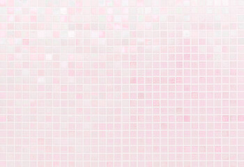 Colorful pastel ceramic wall and floor grid tiles abstract background. Design geometric mosaic...